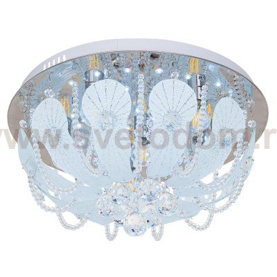 Люстра круглая Экономсвет 9590/6CR RC WTLED