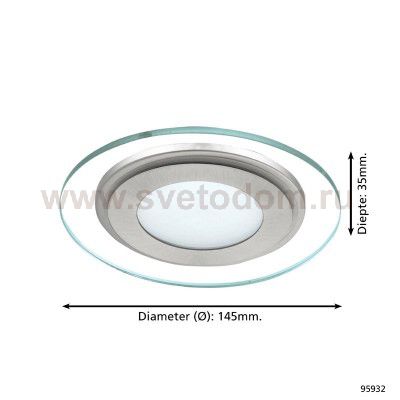 Встраиваемый светильник Eglo 95932 PINEDA 1