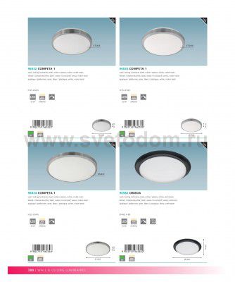 Настенно-потолочный светильник Eglo 96034 COMPETA 1