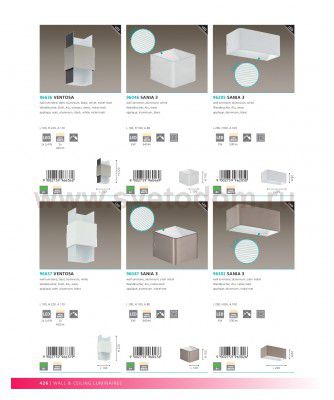 Настенно-потолочный светильник Eglo 96047 SANIA 3