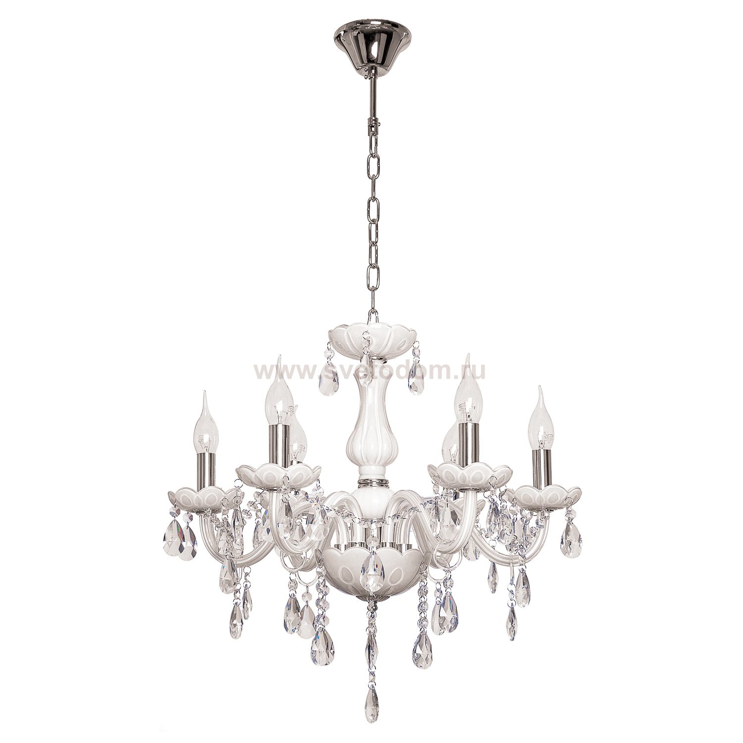 Люстра классическая с хрусталем Экономсвет 96195/6WT