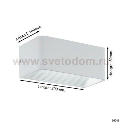 Настенно-потолочный светильник Eglo 96205 SANIA 3