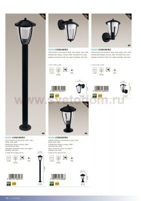 Уличный светодиодный светильник настенный Eglo 96294 COMUNERO