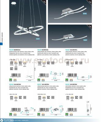 Светодиодный потолочный светильник Eglo 96326 VALMORA