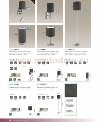 Настольная лампа Eglo 96387 PASTERI