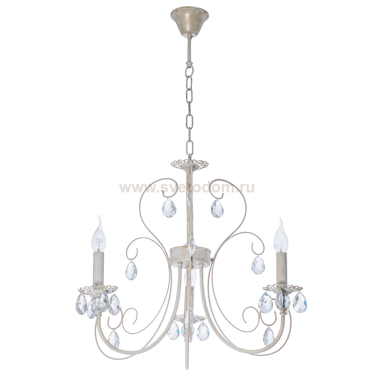 Светильник ЭкономСвет 96397/3IVORY+WT+GD+PAIN