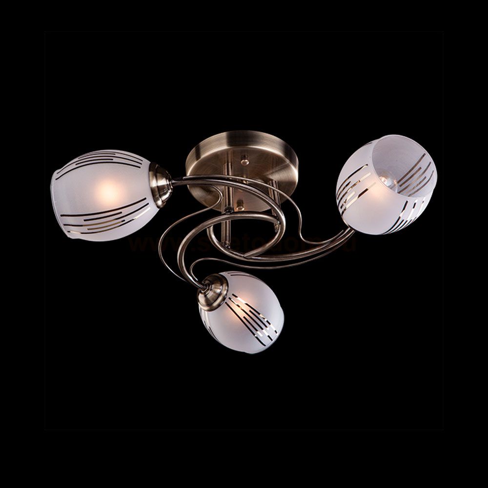 Люстра Eurosvet 9652/3 античная бронза