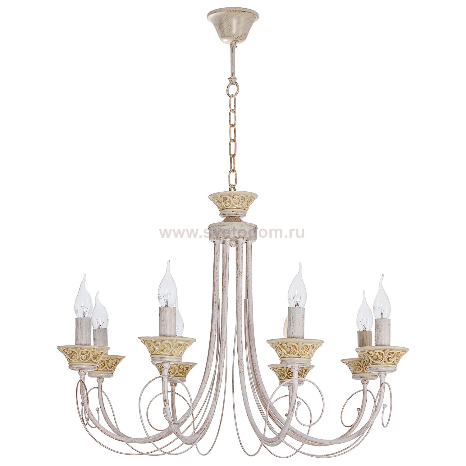 Светильник ЭкономСвет 96548A/8WT+PAINTING