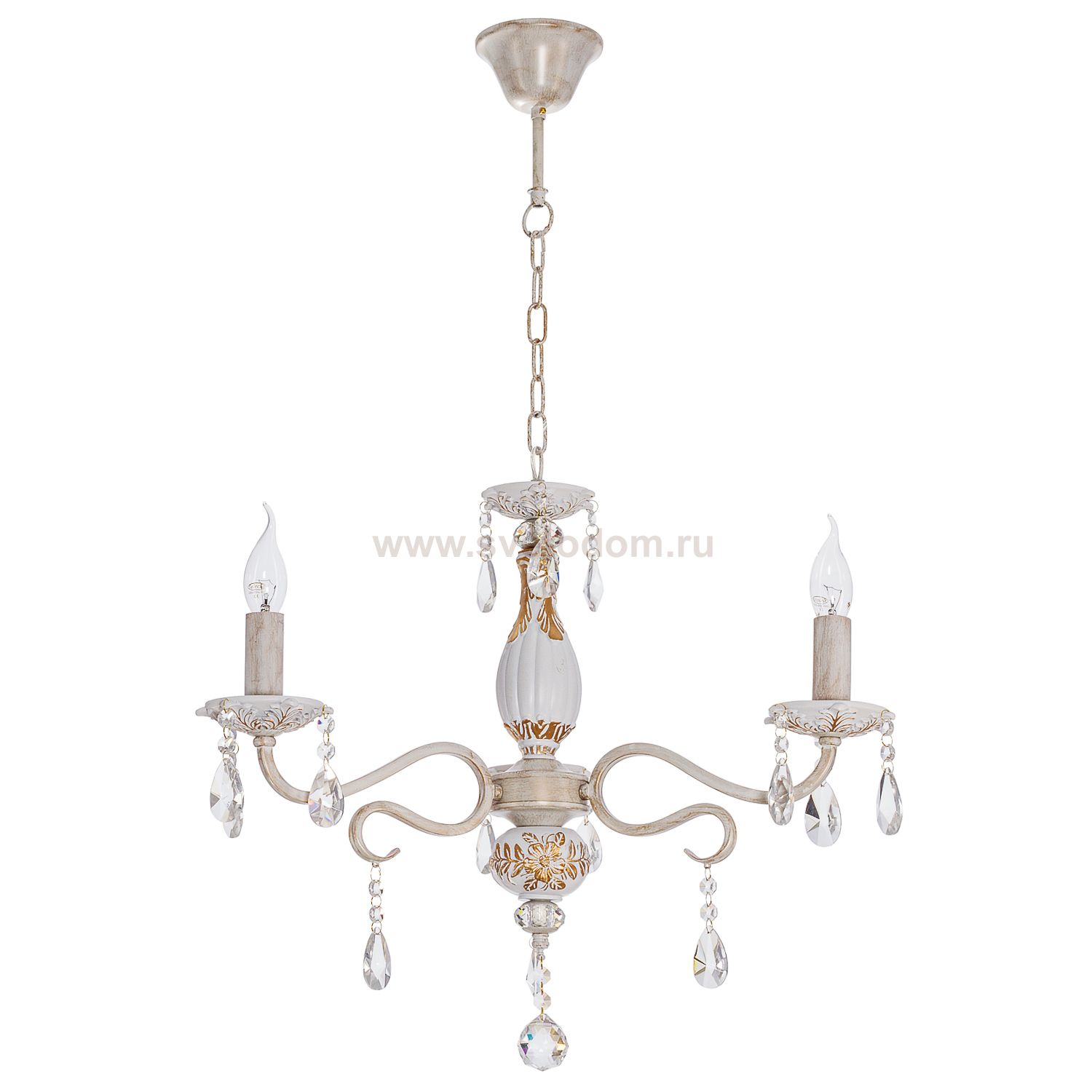 Люстра классическая с хрусталем Экономсвет 96550/3PAINTING