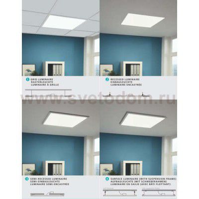 Светодиодная ультратонкая потолочная панель Eglo 96892 SALOBRENA 2