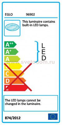 Светодиодный встраиваемый светильник для лестниц Eglo 96902 ZARATE