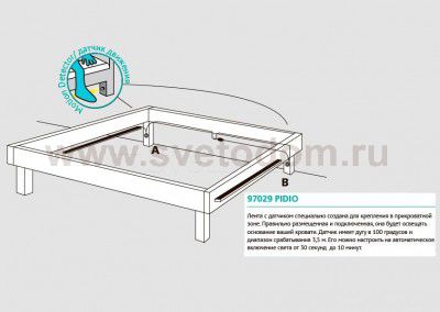 Светодиодный лента комплект с датчиком движения Eglo 97029 PIDIO