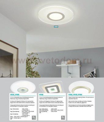 Светильник настенно-потолочный Eglo 97036 CANUMA 1