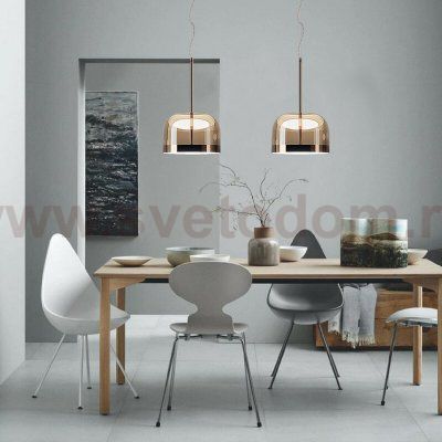 Подвесной светильник Equatore Large amber / copper Delight Collection