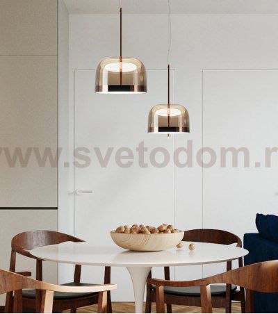 Подвесной светильник Equatore Large amber / copper Delight Collection