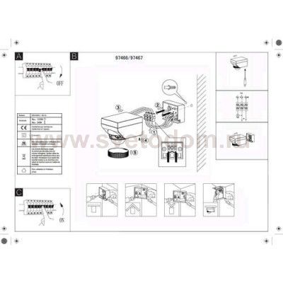Датчик движения Eglo 97467 DETECT ME 4