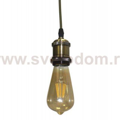 Подвесной светильник Никол золотой d10 h200 E27 1*6W (лампа в комплекте) Kink light 981201