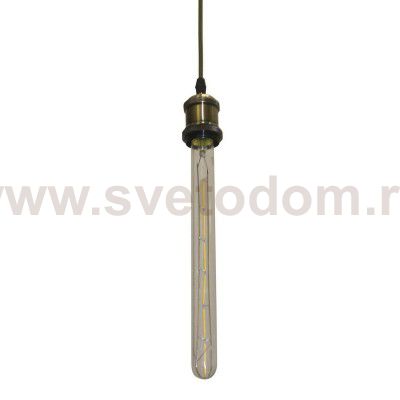 Подвесной светильник Никол золотой d10 h200 E27 1*8W (лампа в комплекте) Kink light 981202