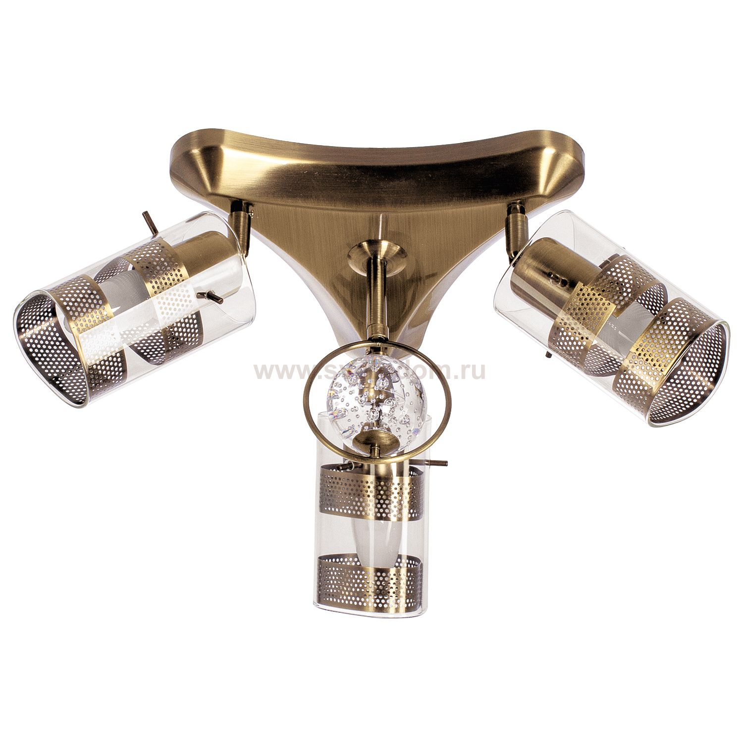 Спотовый светильник Экономсвет 9818IH/3 A AB CL