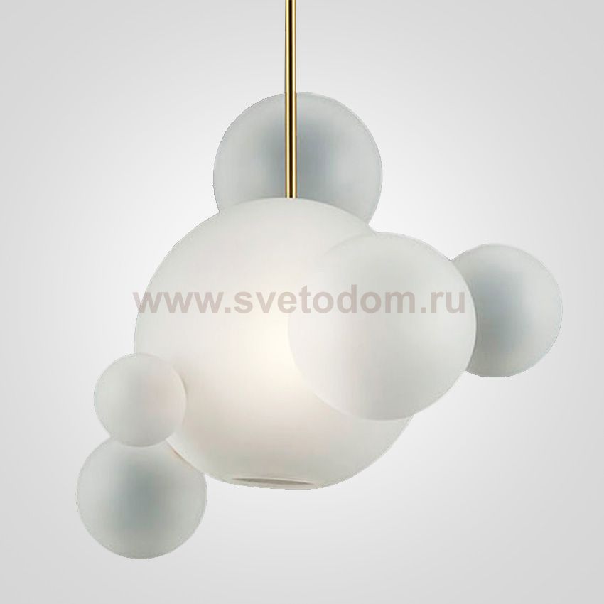 Подвесной светильник GIOPATO & COOMBES BOLLE BLS LAMP white glass 6 ImperiumLoft 99036-22