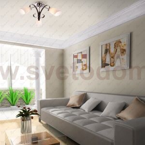 Светильник ЭкономСвет 99042/3CR WT