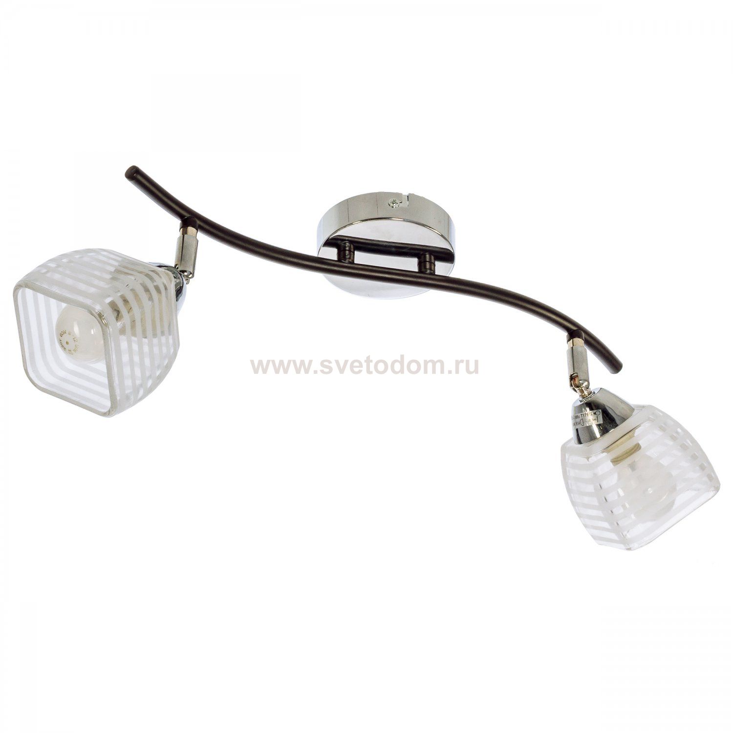 Светильник ЭкономСвет 99106C/2CR+BK WT