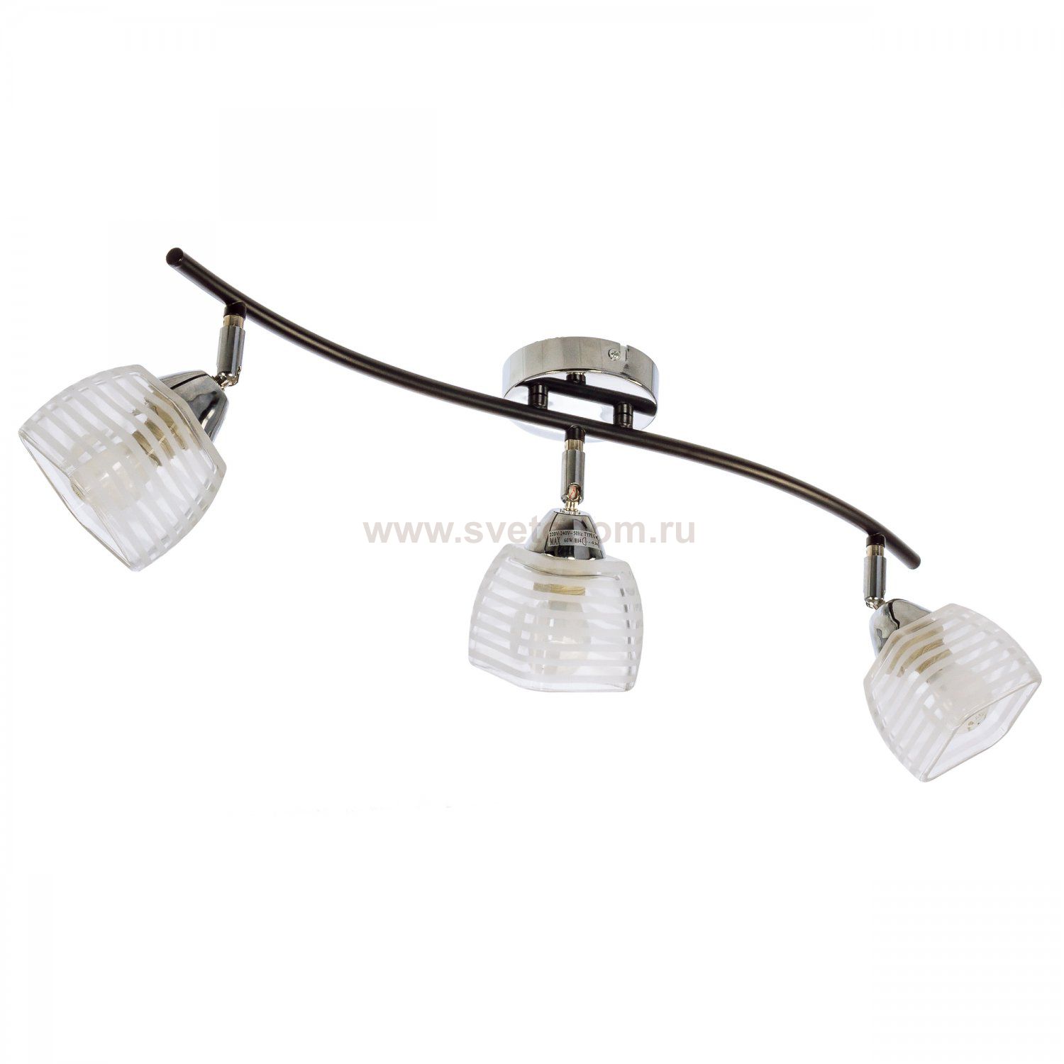 Светильник ЭкономСвет 99106C/3CR+BK WT