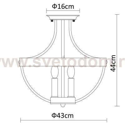 Потолочный светильник Divinare 9980/02 PL-3 NORMAN