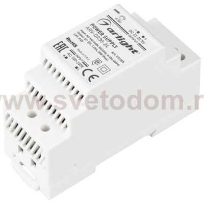 Блок питания ARV-DR30-24 (24V, 1.25A, 30W) Arlight 31085