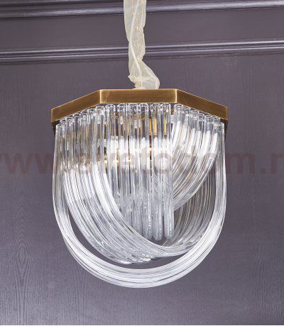 Люстра Murano L4 brass/clear A001-400 L4 brass/clear Delight