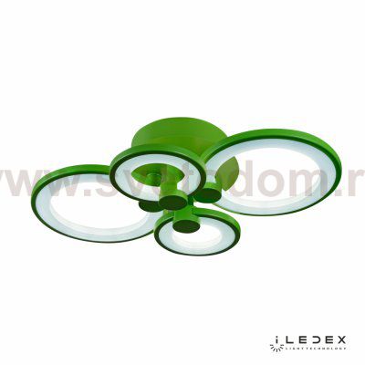 Потолочная люстра iLedex Ring A001/4 Зеленый