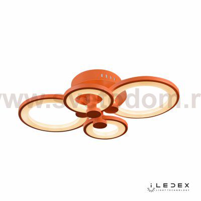 Потолочная люстра iLedex Ring A001/4 Оранжевый