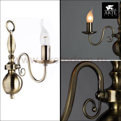 Настенный бра Arte lamp A1029AP-1AB Antwerp