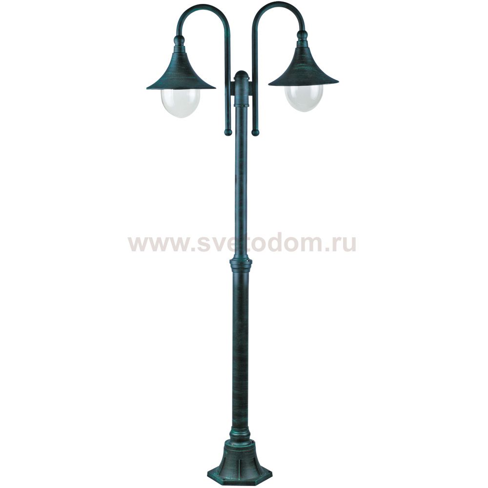Светильник уличный Arte lamp A1086PA-2BG Malaga