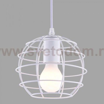 Люстра паук с белыми металлическими плафонами Arte Lamp A1110SP-5WH SPIDER