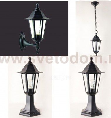 Светильник уличный Arte lamp A1114SO-1BK Zagreb