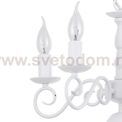 Белая люстра Arte Lamp A1129LM-5WH ISABEL