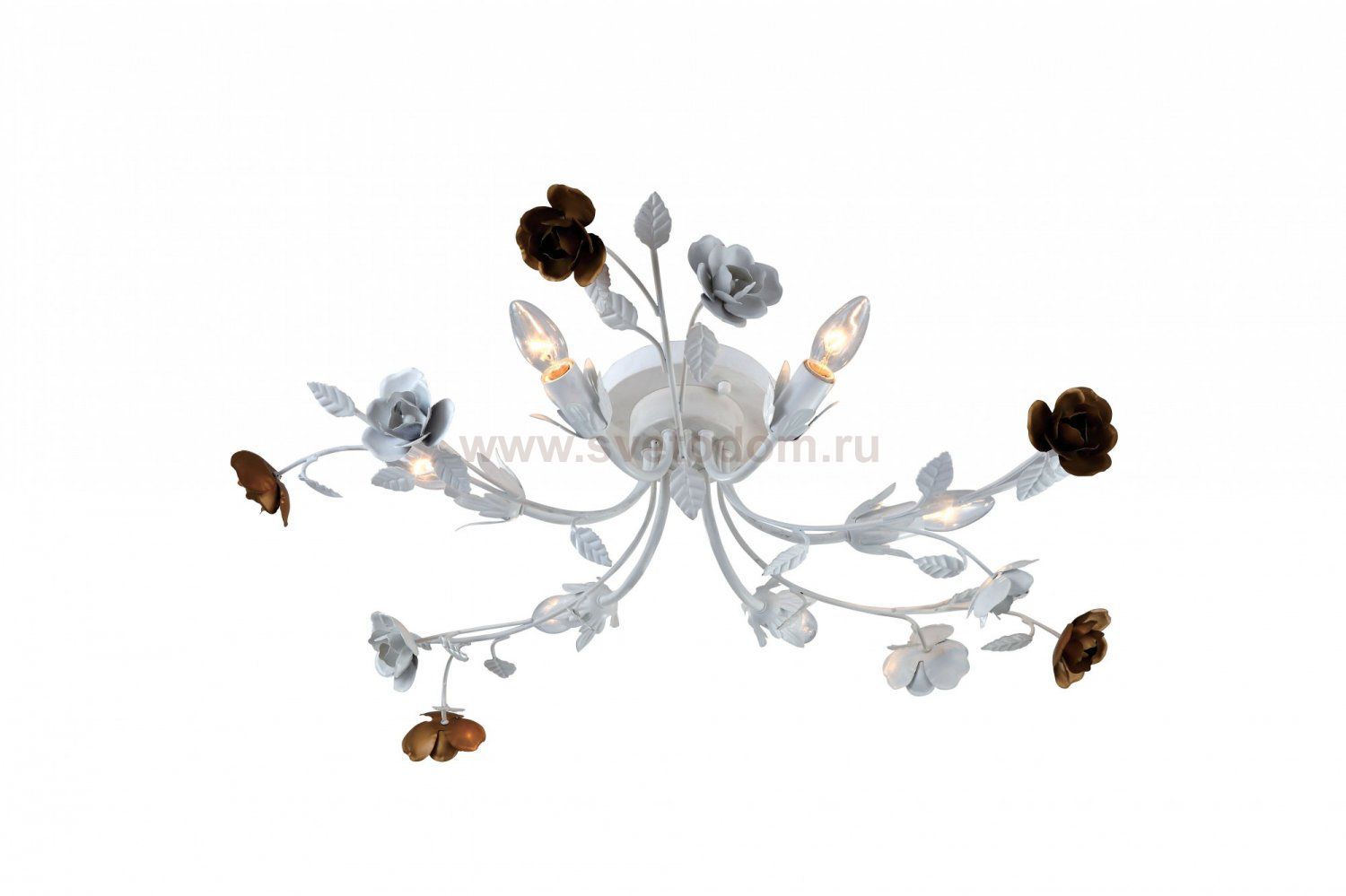 Потолочная люстра Arte lamp A1196PL-6WG Rosarium