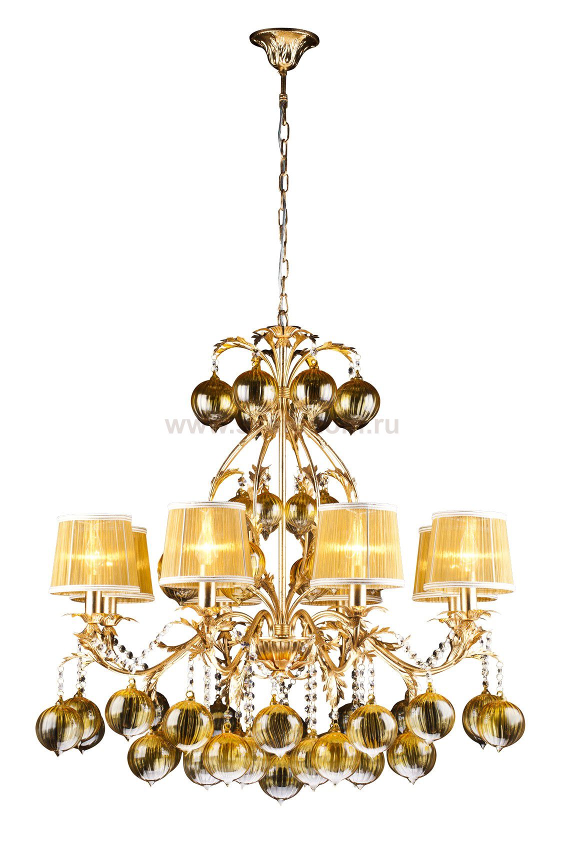 Светильник подвесной Arte lamp A1199LM-8GO MONARCH