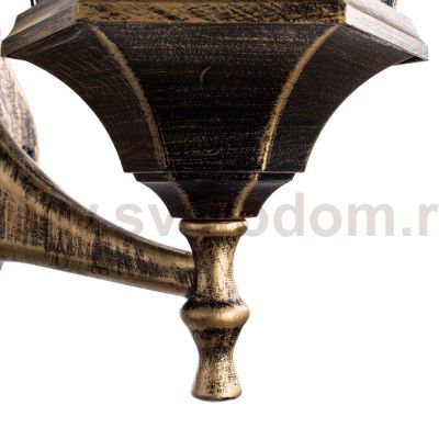 Уличный настенный светильник Arte lamp A1201AL-1BN Genova