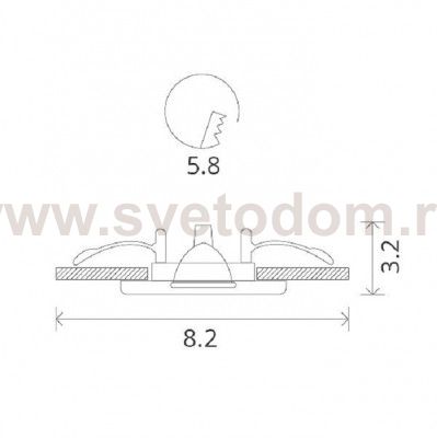 Светильник потолочный Arte lamp A1203PL-1WH PRAKTISCH