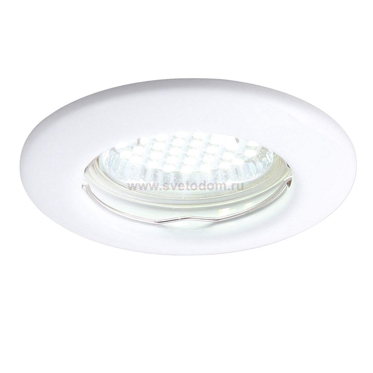 Светильник потолочный встраиваемый белый Arte lamp A1203PL-1WH PRAKTISCH