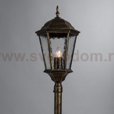 Светильник столб уличный Arte lamp A1206PA-1BN Genova