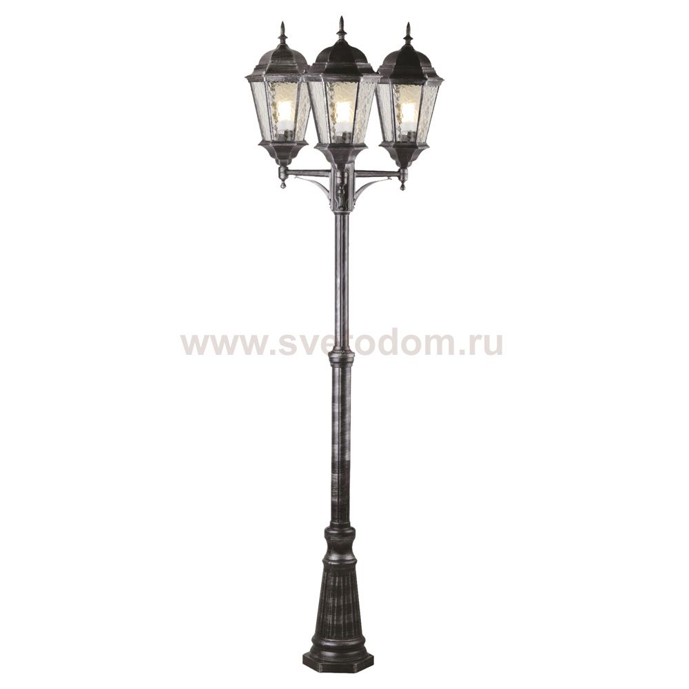 Светильник столб уличный Arte lamp A1207PA-3BS Genova