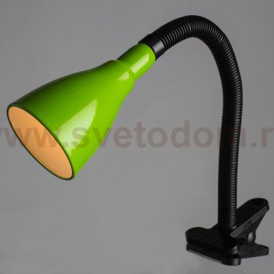 Настольная лампа на прищепке зеленая Arte lamp A1210LT-1GR CORD