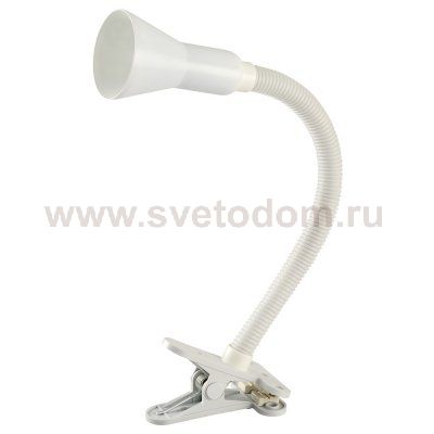 Настольная лампа на прищепке белая Arte lamp A1210LT-1WH CORD