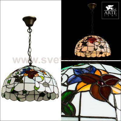 Светильник подвесной Arte lamp A1230SP-2BG TIFFANY