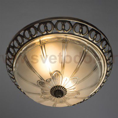 Светильник потолочный 320мм 2*E27 Arte lamp A1306PL-2AB PORCH