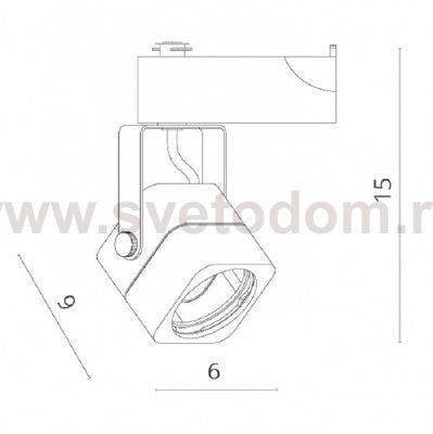 Светильник трековый Arte lamp A1314PL-1BK LINEA