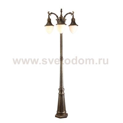 Светильник уличный столб Arte lamp A1317PA-3BN Vienna